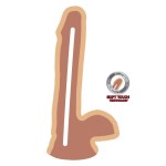GET REAL  KAHE TIHEDUSEGA DILDO 17 CM PALLIDE NAHA